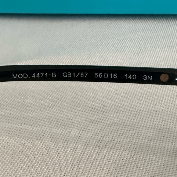 VERSACE ~ Butterfly sunglasses featuring black acetate frame dark grey lenses - Picture 7 of 11